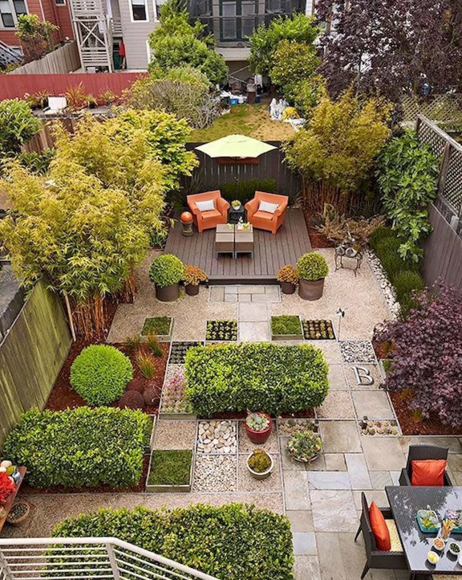 Ландшафт маленького участка