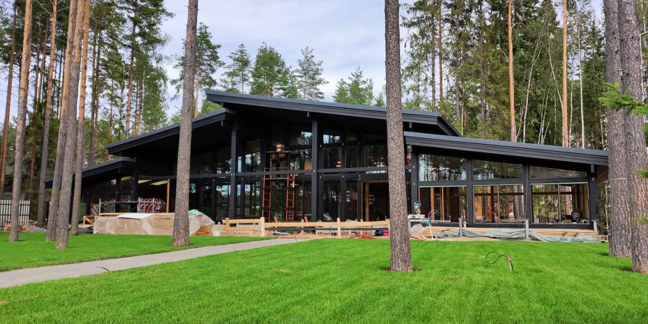 Здания Охта парк