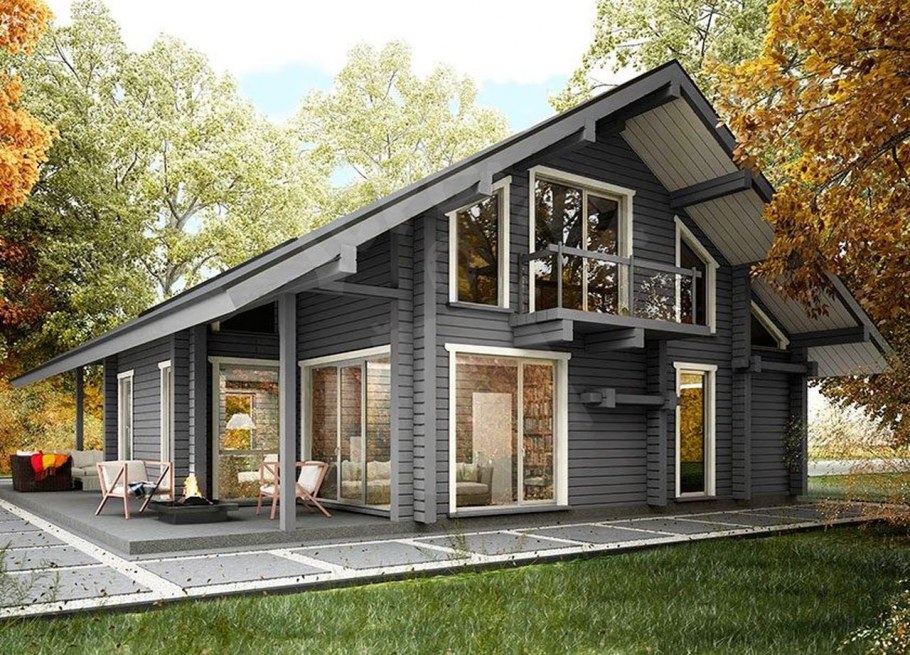 Дом из клееного бруса 100м2 Детинец