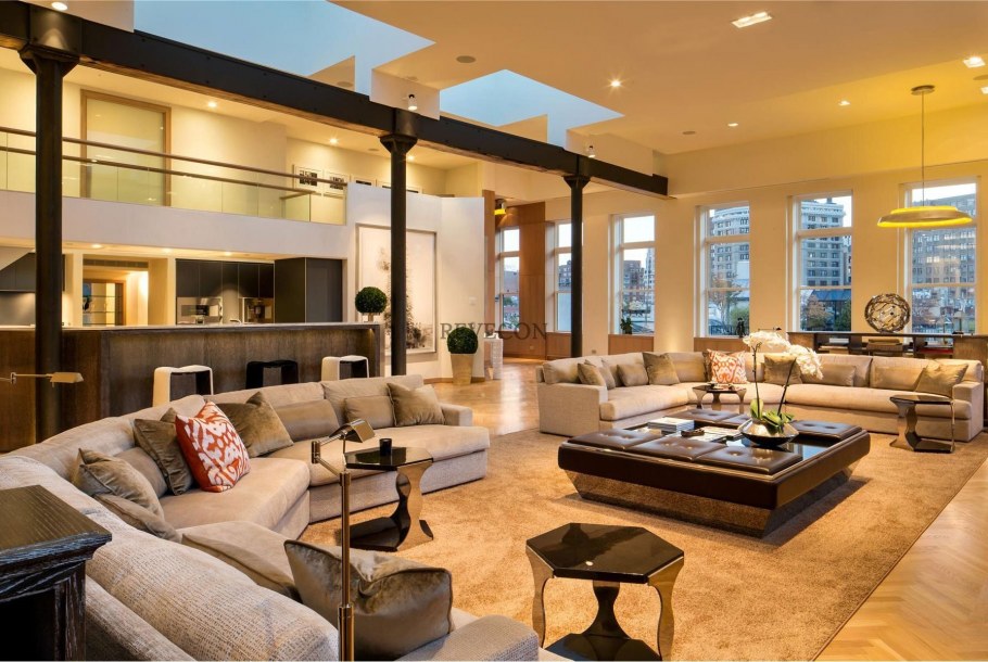 Пентхаус Нью Йорк гостиная