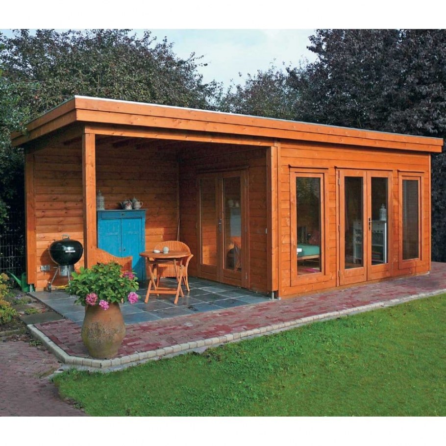 Tiny House с односкатной крышей