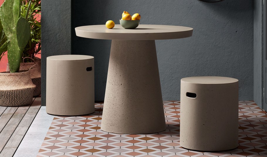 Концептуальные предметы интерьера из бетона