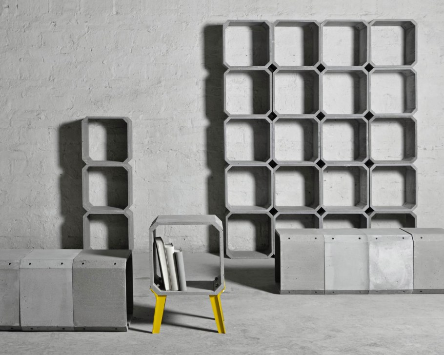 Шкаф из бетона