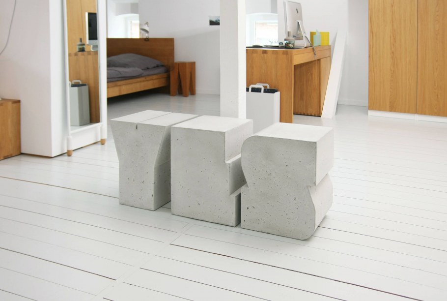 Современная мебель из бетона