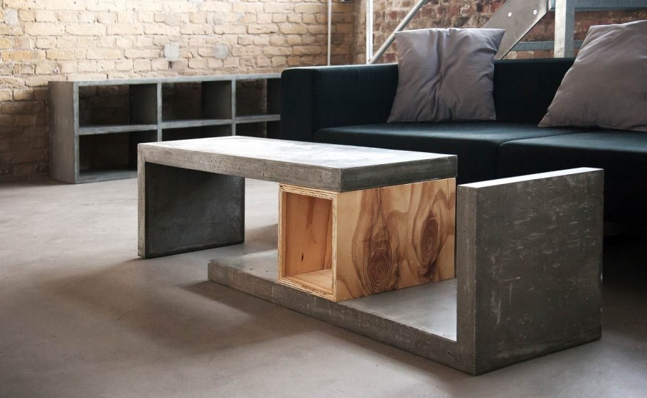 Кирилл Купин мебель из бетона