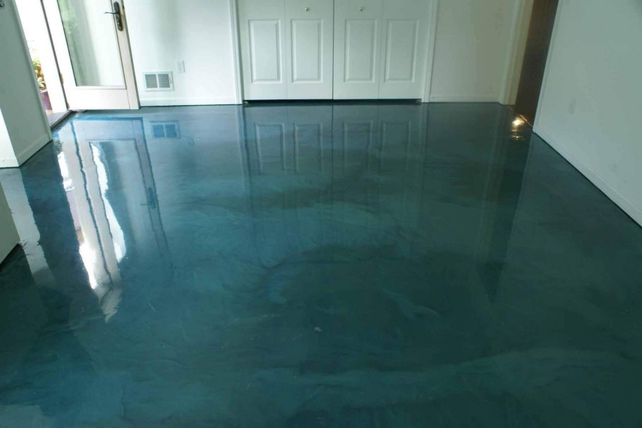 Полимерный пол черный