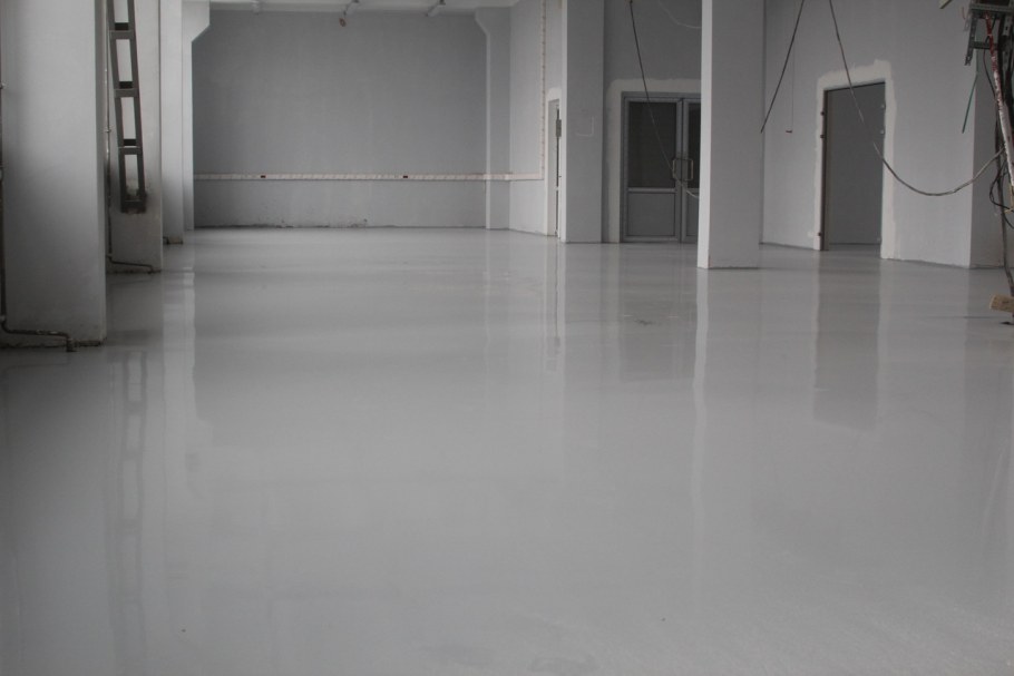 Наливной промышленный пол АЛЬФАПОЛ К