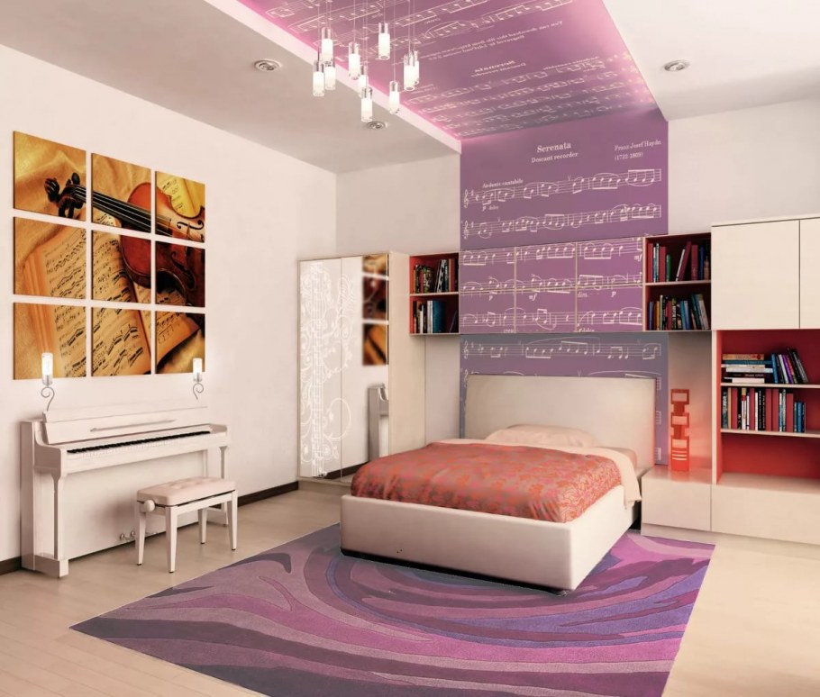 Интерьер комнаты для девушки