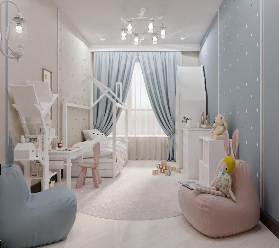 Дизайн детской комнаты для Дочки