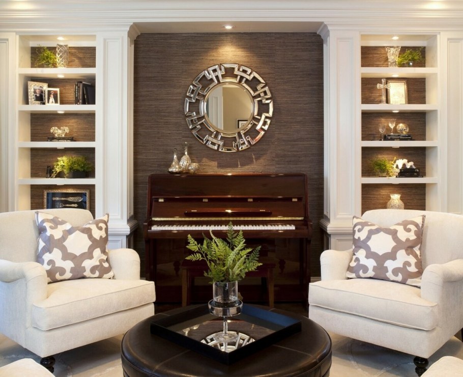 Гостиная с пианино