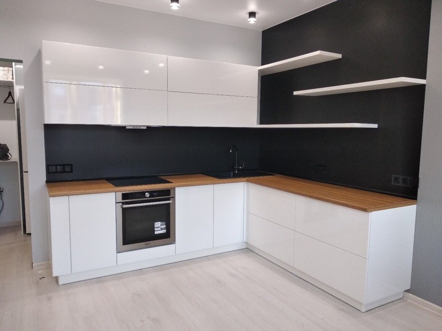 Угловая кухня Минимализм