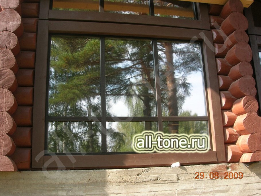 Стеклопакет с матовым стеклом