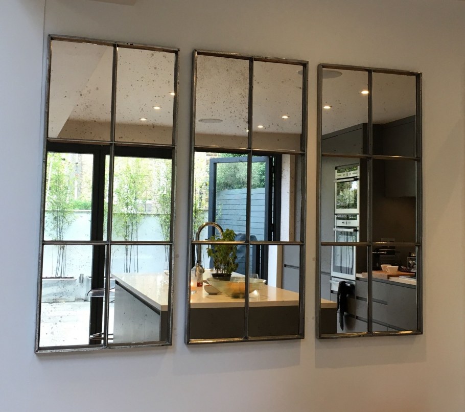 Зеркальные алюминиевые окна