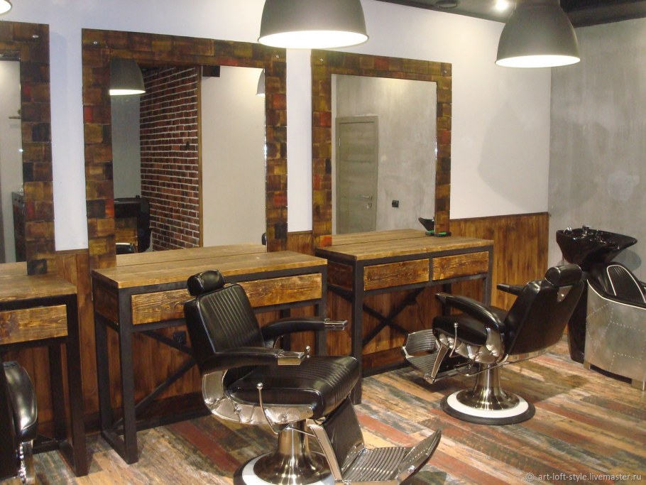 Салон красоты лофт интерьер