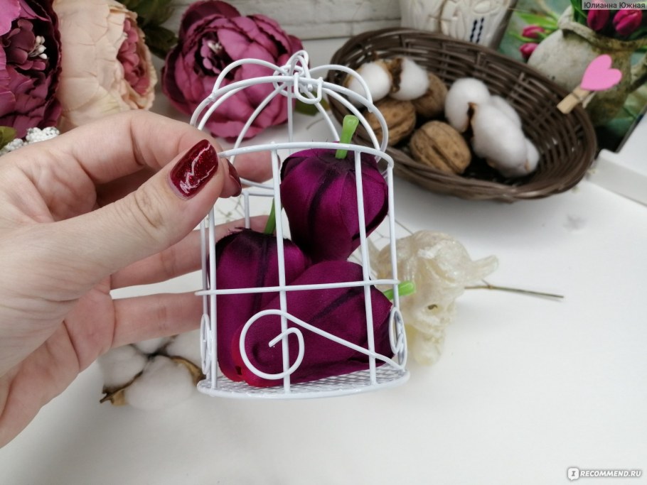 Набор деревянных елочных украшений Снежное кружево