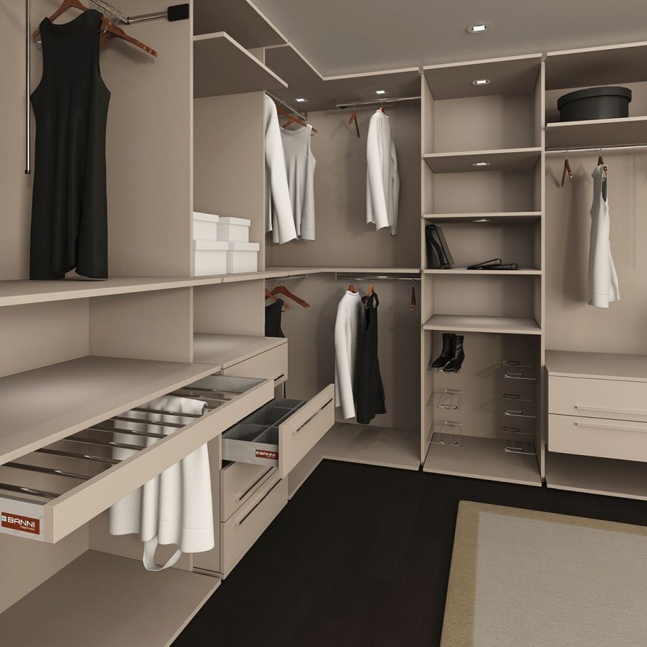 Гардеробные наполнение