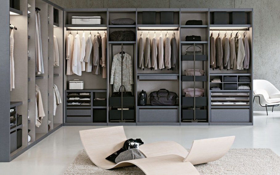 Освещение в гардеробной