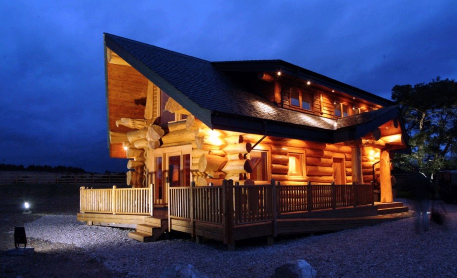 Бревенчатый дом пайонир