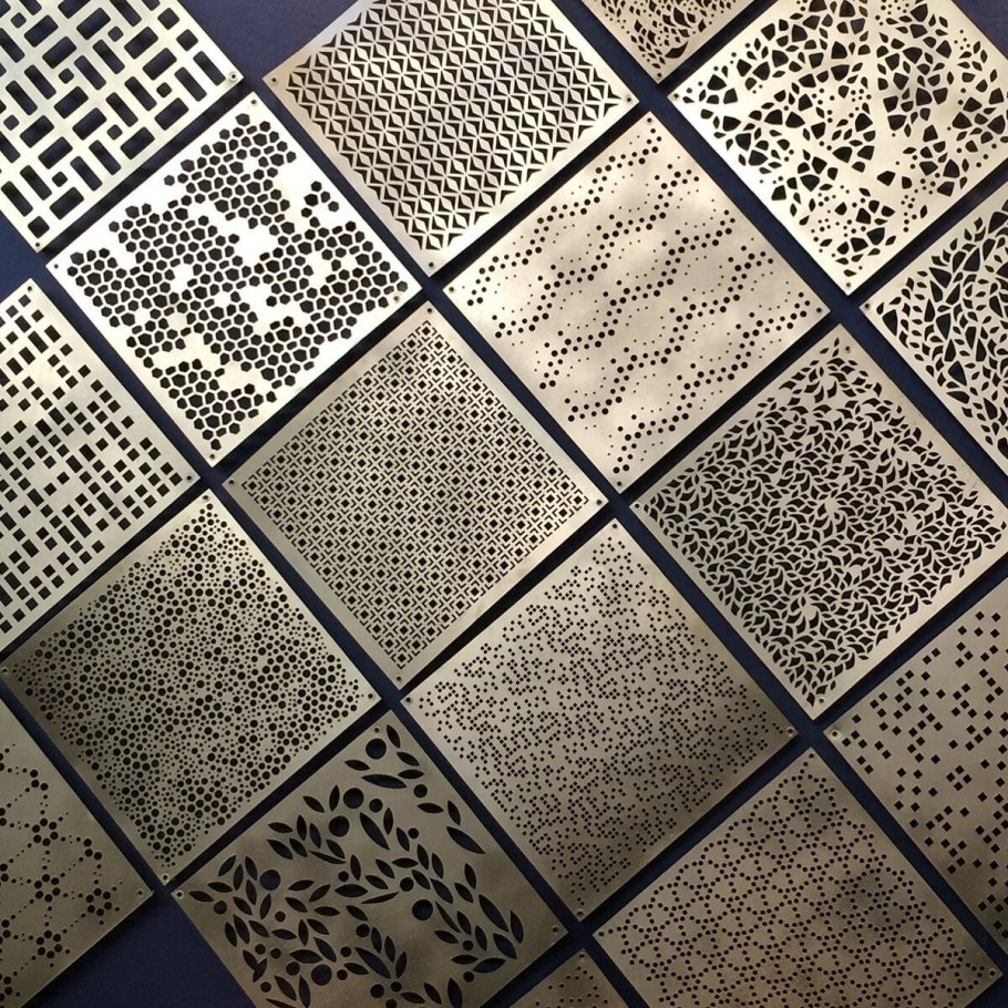 Перфорированные декоративные панели