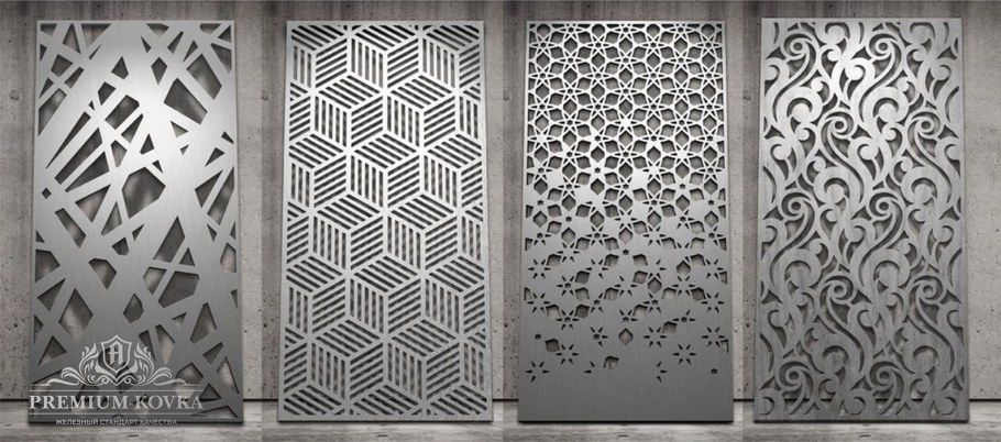 Декоративные панели из листового металла
