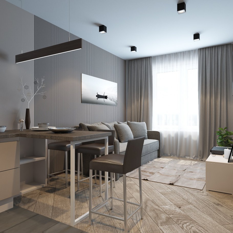 Интерьер квартиры студии