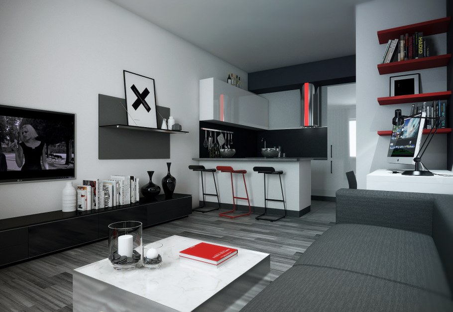 Студия в стиле Минимализм