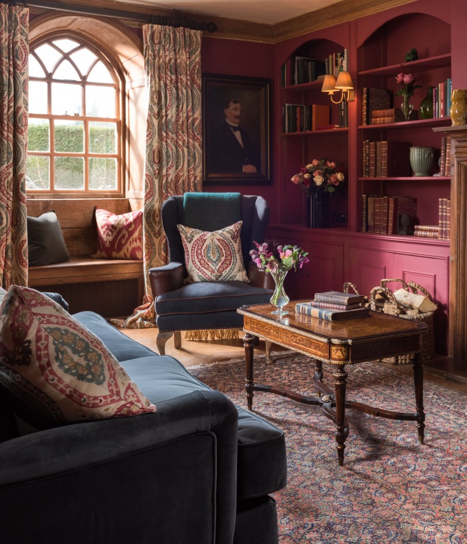 Кабинет интерьер староанглийский