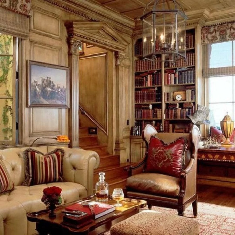Гостиная в английском стиле