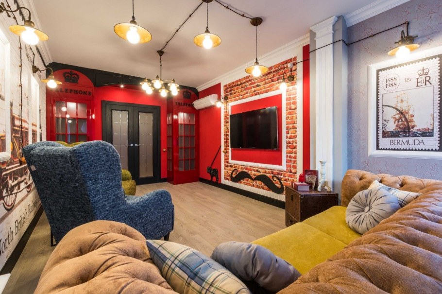 Гостиная т в английском стиле