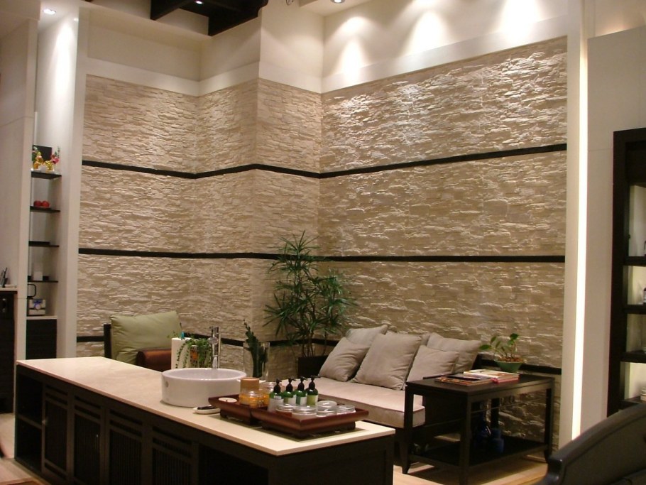 Металлические обои для стен в интерьере