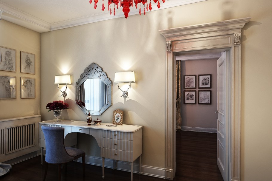 Туалетный столик в интерьере