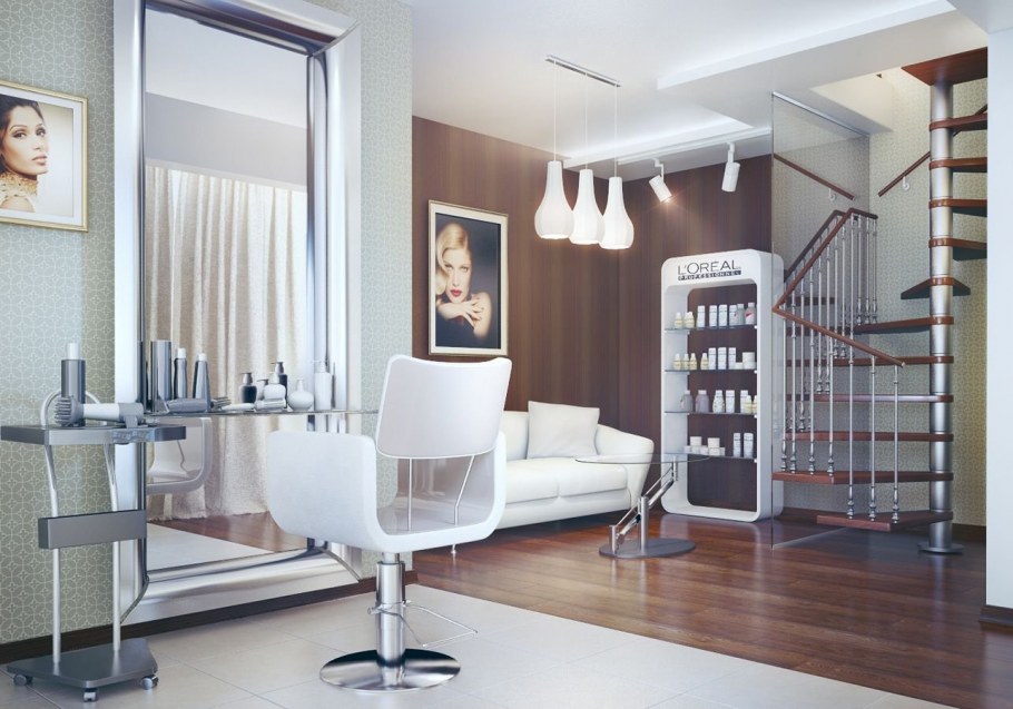 Интерьер студии красоты