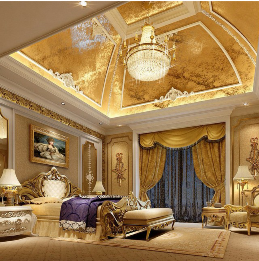 Роскошная спальня в загородном доме