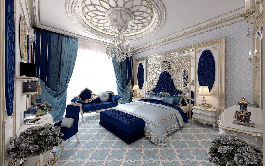 Luxury Mansion Interior спальни