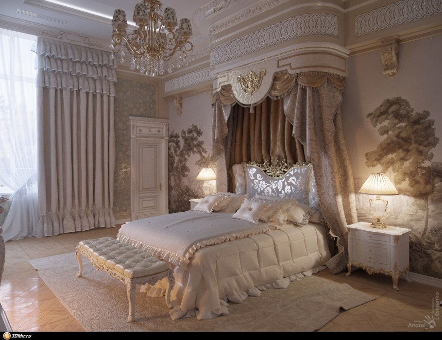 Шикарная спальня