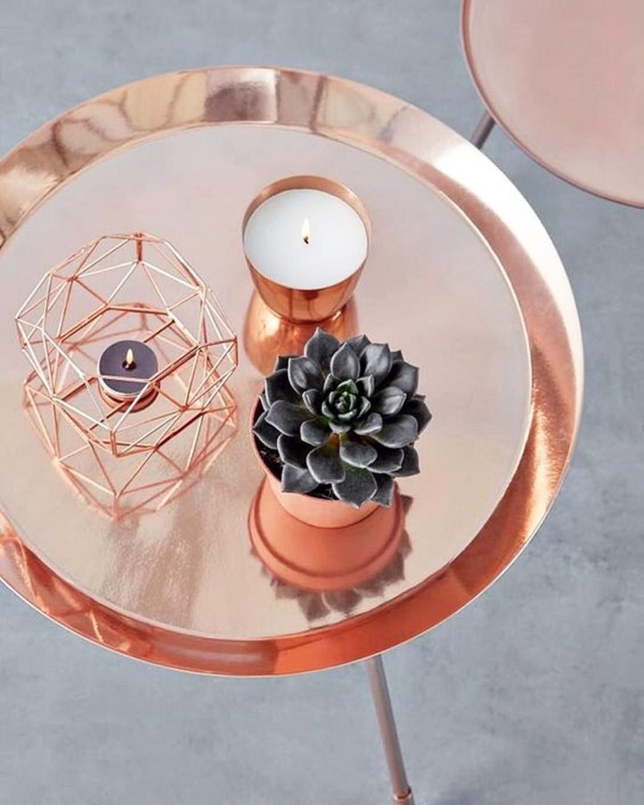 Медные детали в интерьере