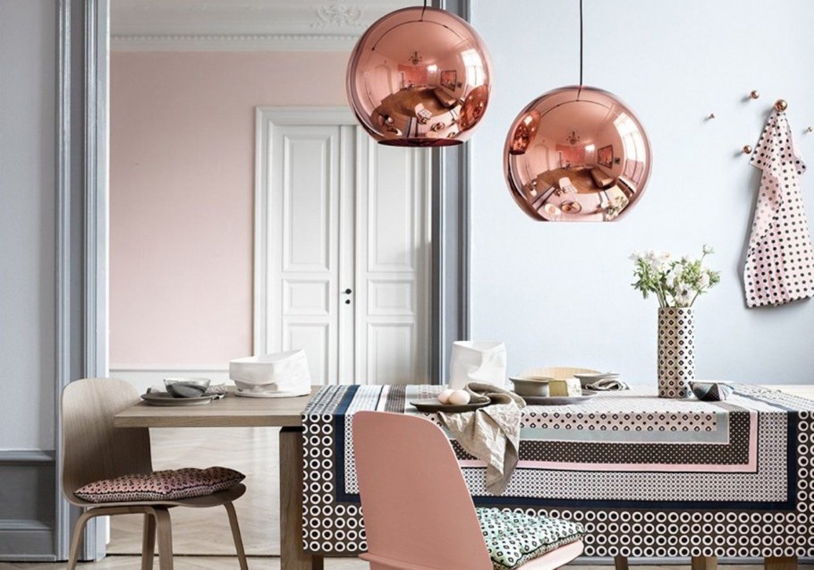 Медный цвет в интерьере