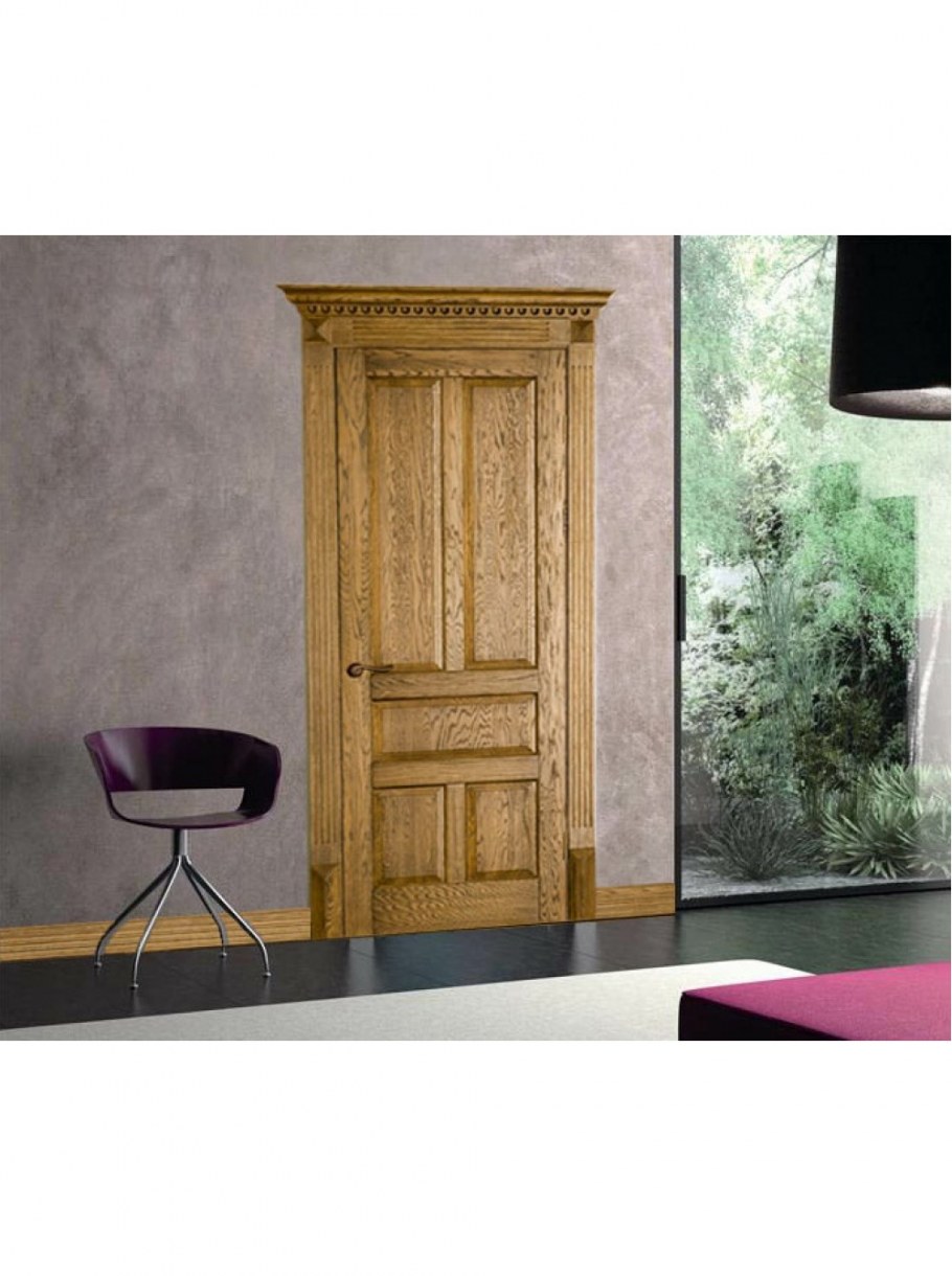 Двери дуб в интерьере