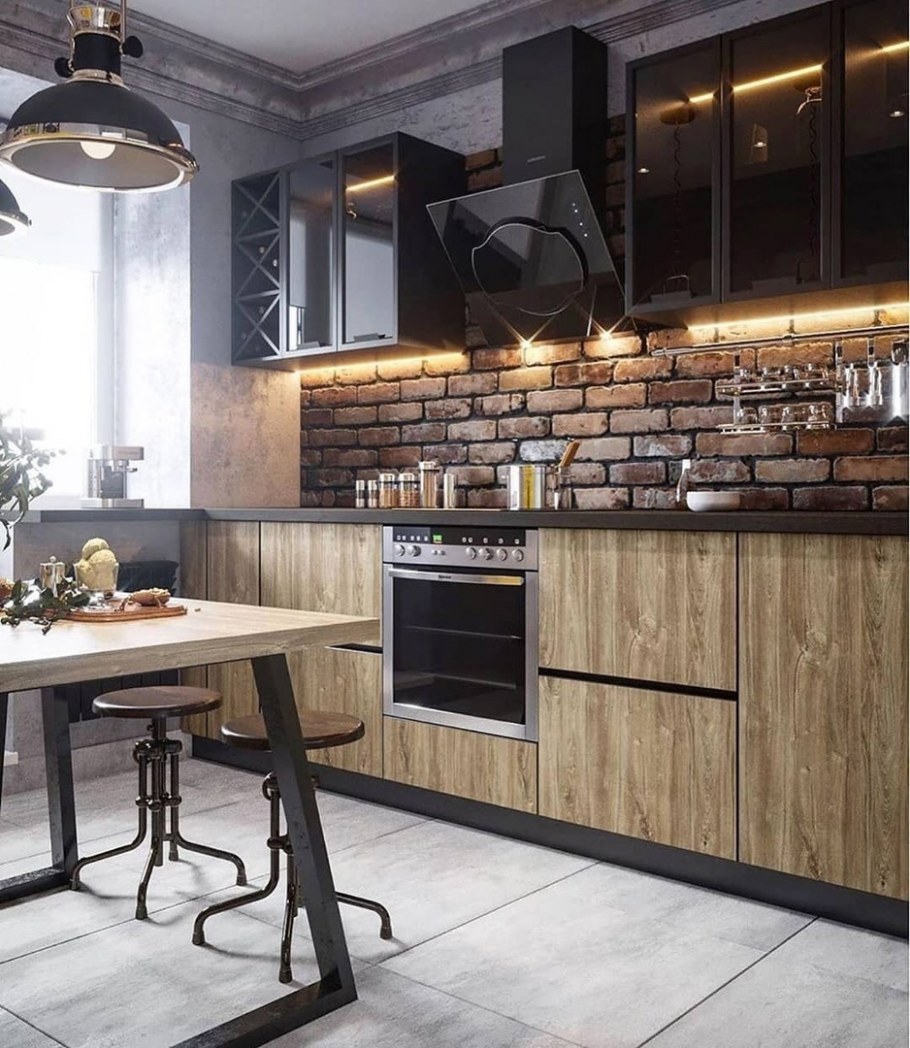 Кухня лофт БТС