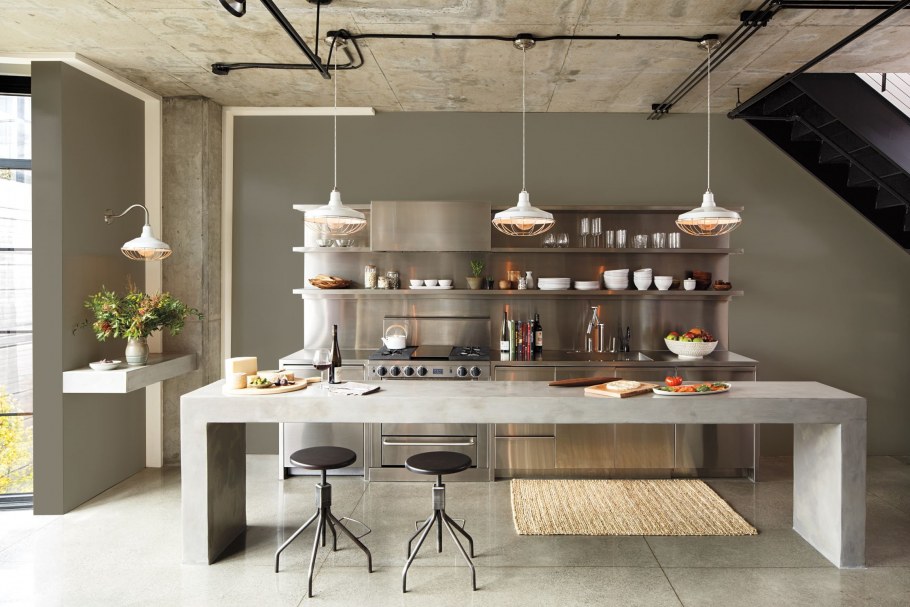 Индустриал кухня в стиле Индастриал