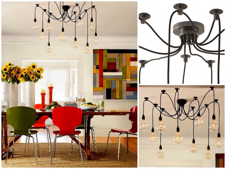 Люстра-паук Светпромъ в интерьере