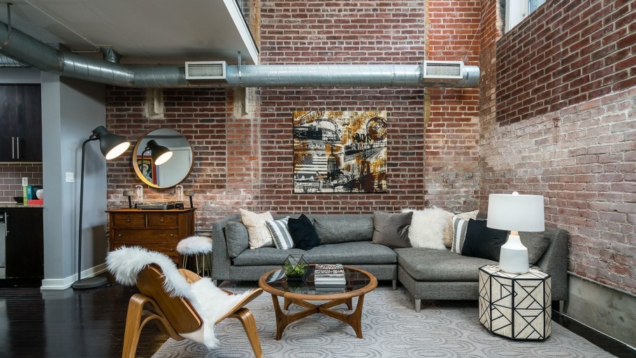 Интерьер лофт