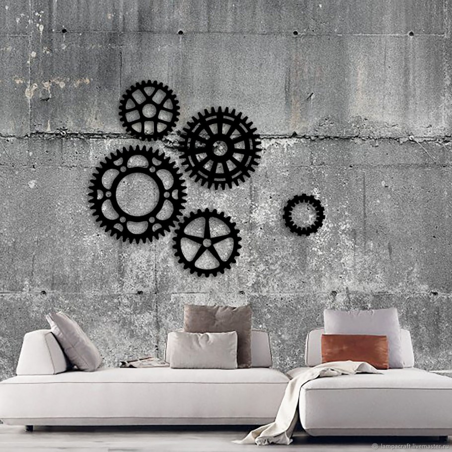 Декор на стену из металла