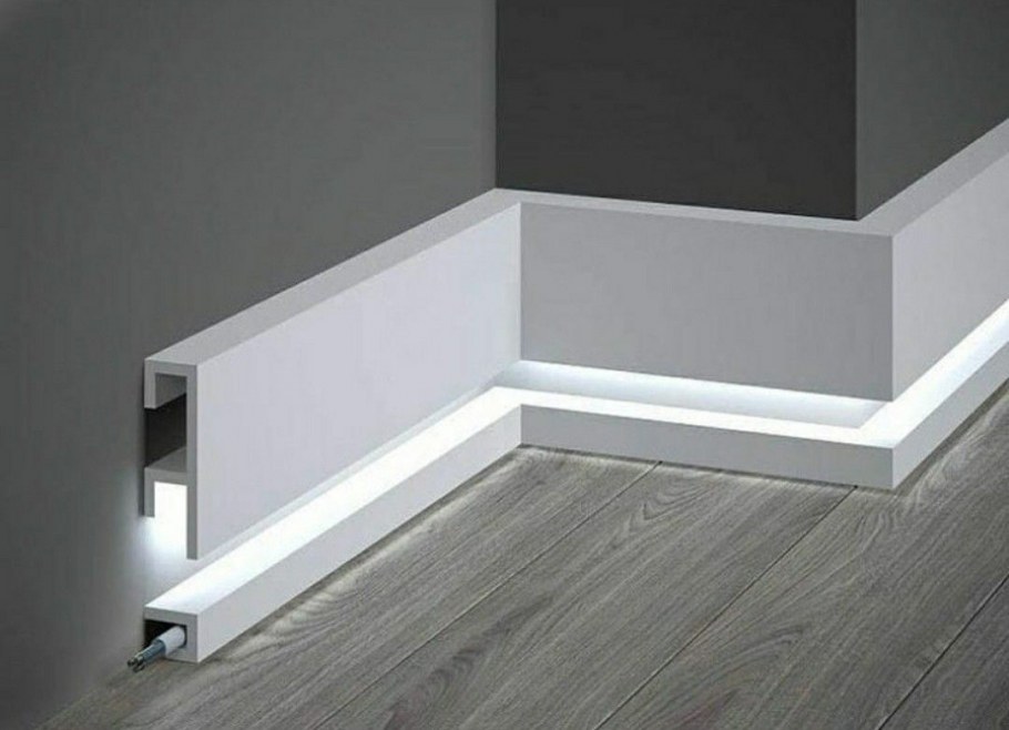 Профиль для светящегося плинтуса и встраиваемых светильников 7023259