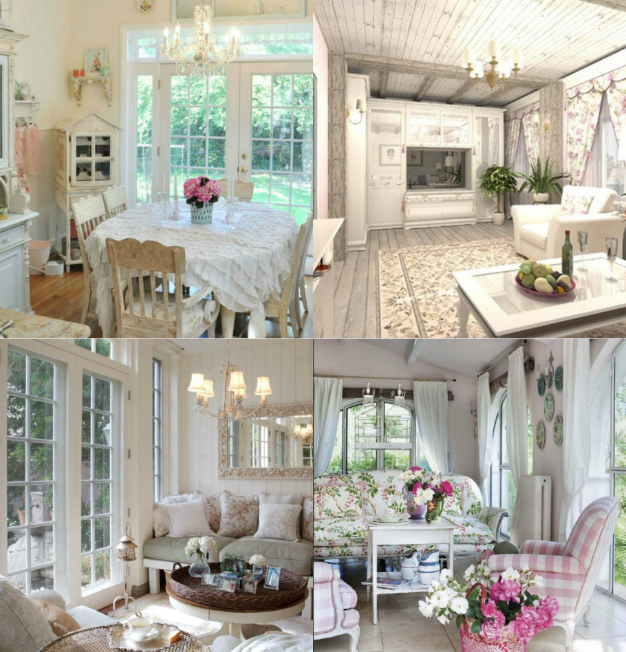 Дом в стиле Прованс внутри