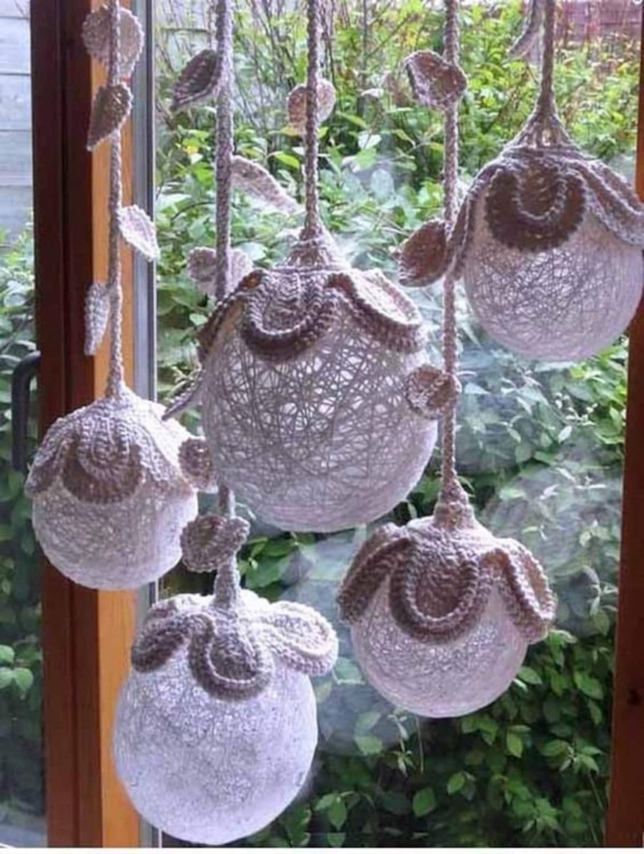 Вязаный декор для дома