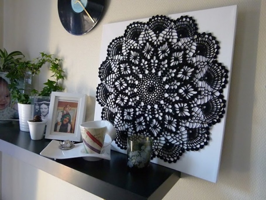 Кружевные салфетки в интерьере