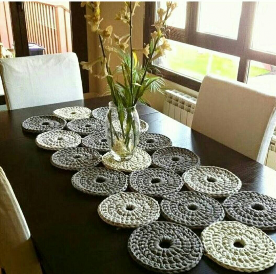 Вязаный декор для кухни