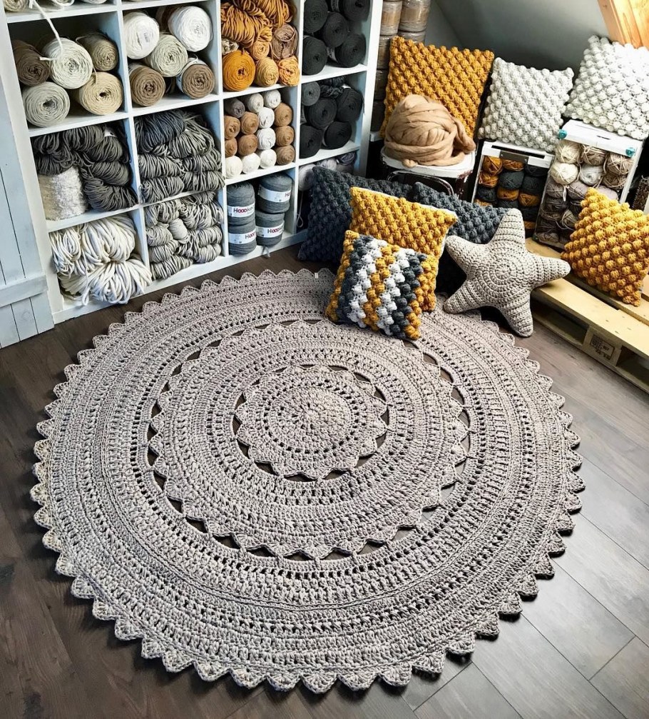 Вязаные ковры