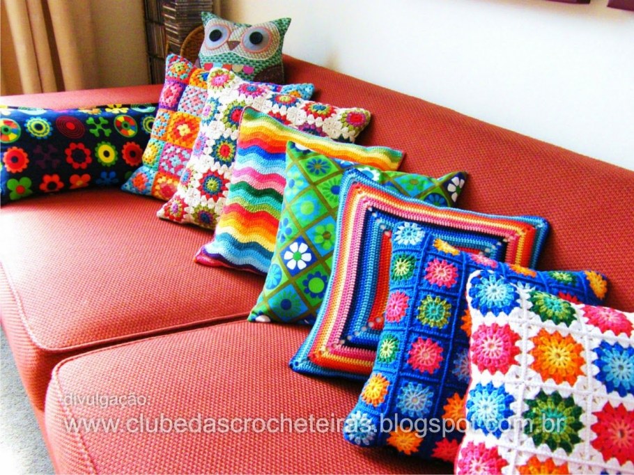 Вязаный декор в интерьере